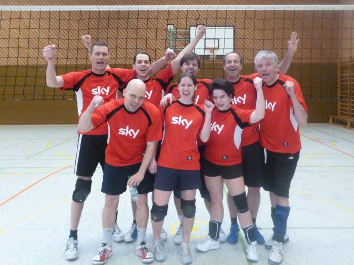 Mannschaftsfoto Mixed-Team SKV Rutesheim Volleyball